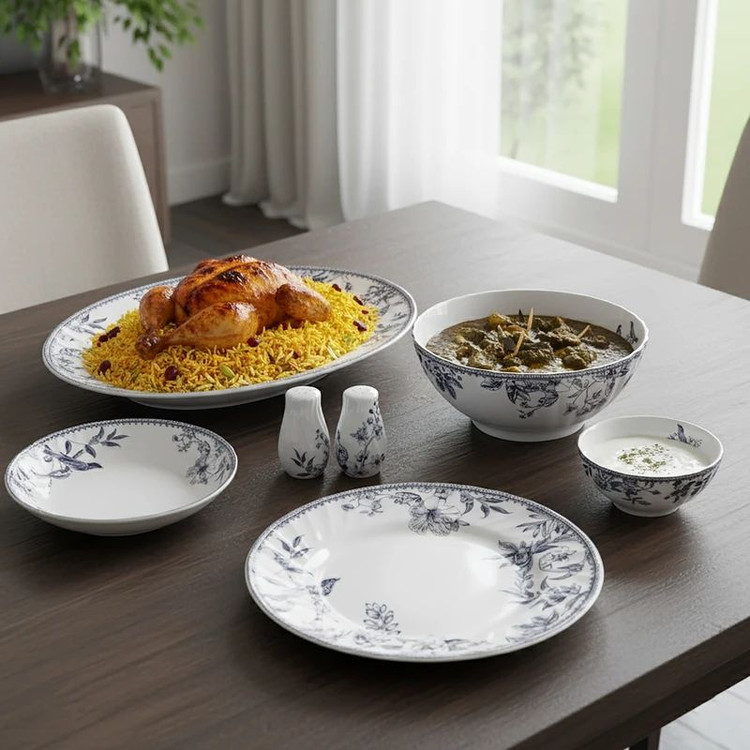 🔶 سرویس غذاخوری ۲۸پارچه گلدکیش مدل لوتوس
